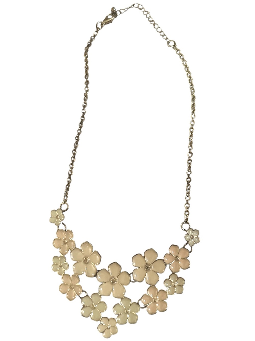Gold Tone Floral Necklace